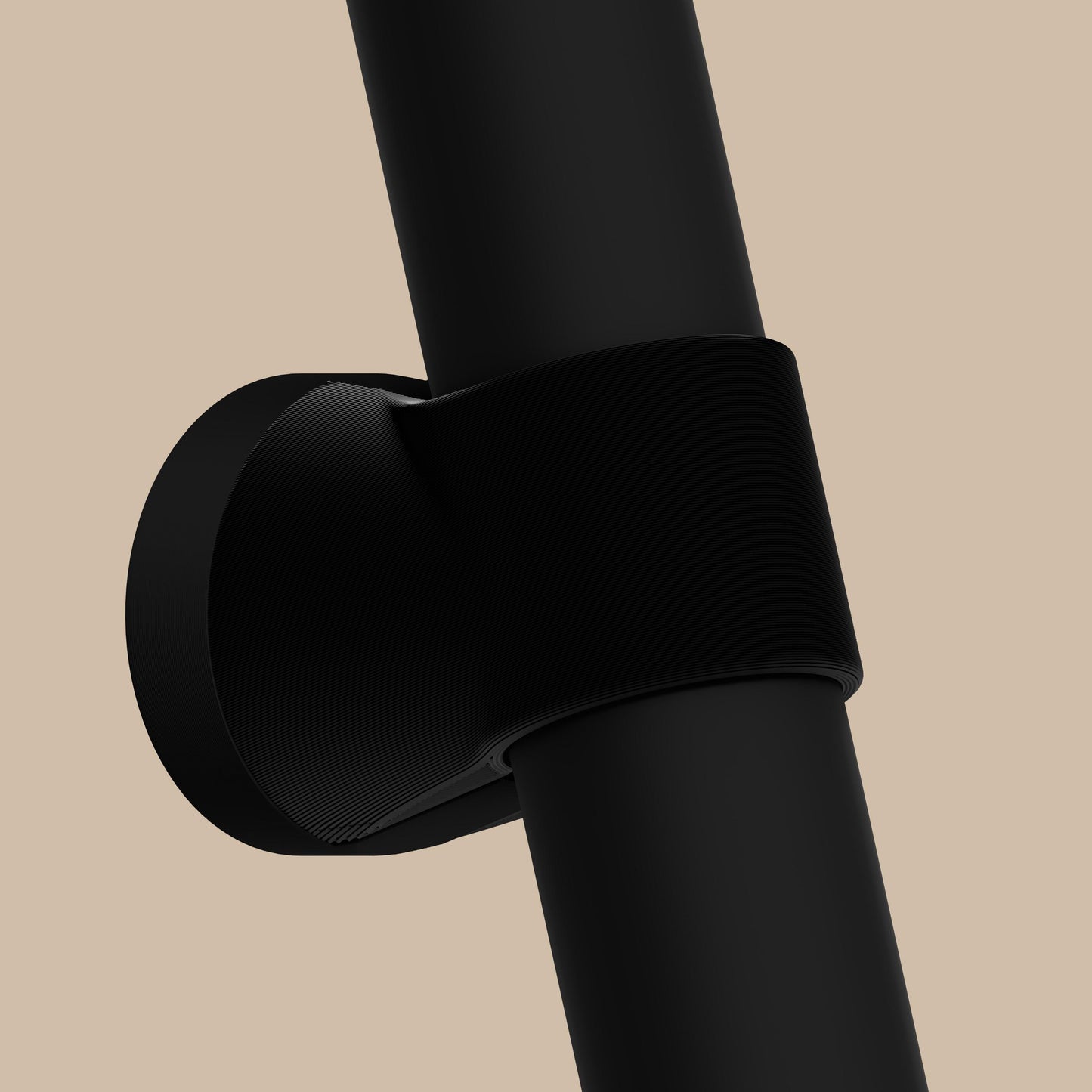 Round Seatpost Radar Taillight Mount Ø 25.4 mm, 27.2 mm, 30.9 mm, 31.6 mm | Garmin Varia | Wahoo TRACKR | Bryton Gardia | Magene L508